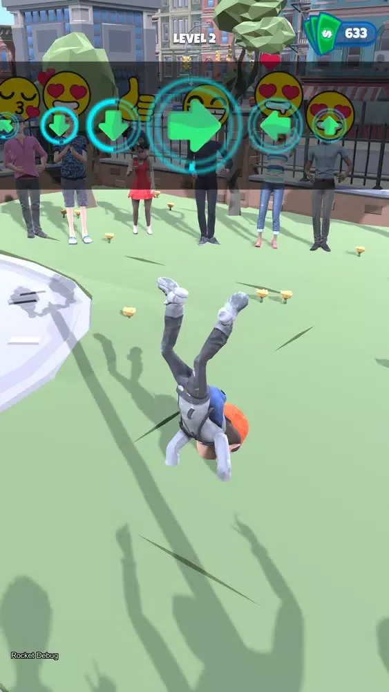 Capturas de tela do Dance Master 3D