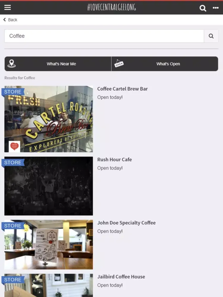 Love Central Geelong iPad  Screenshots