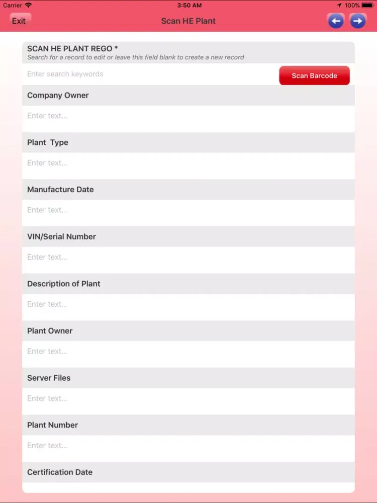 Hi Track Compliance iPad 应用截图