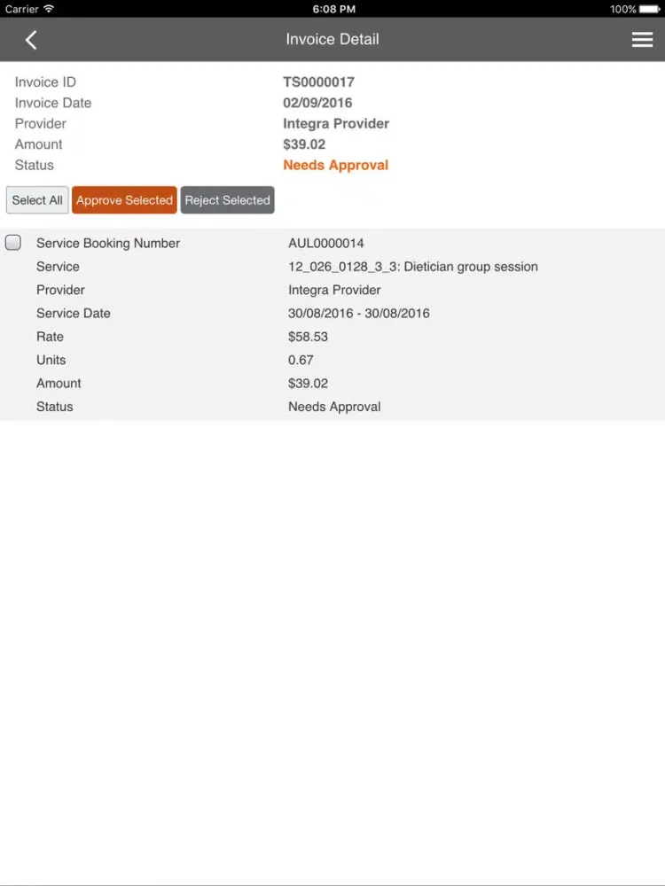 Capturas de pantalla de Integra Choice & Control iPad 