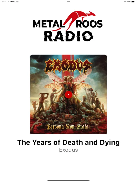 Metal Roos Radio iPad 应用截图