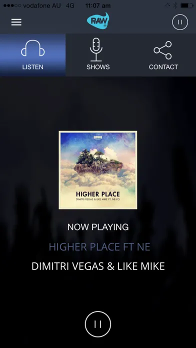 Raw FM Dance Floor Radio Screenshots