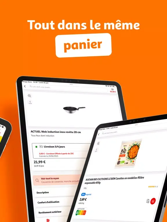 Скриншоты Auchan France iPad 