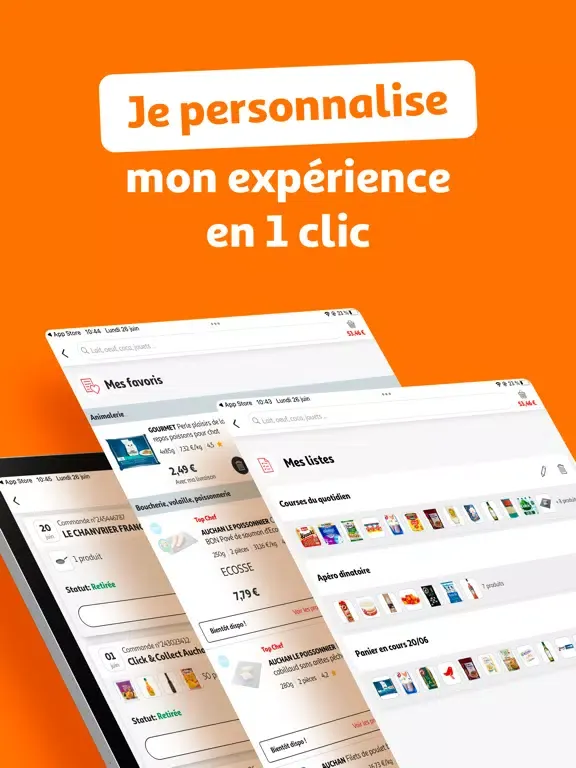 Скриншоты Auchan France iPad 