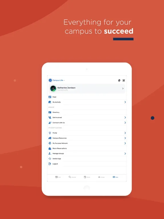 AUC-Connect iPad  Screenshots