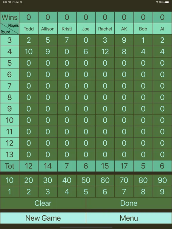 Скриншоты AC-Thirteen Score iPad 