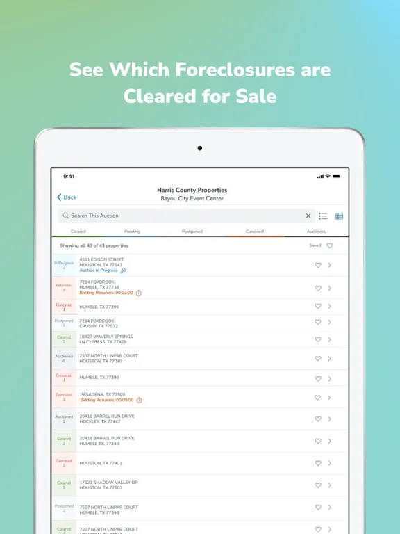Captures d'écran de Auction.com - Homes for Sale iPad 