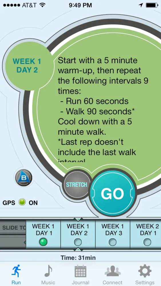 تصاویر Ease into 5K: run walk interval training program