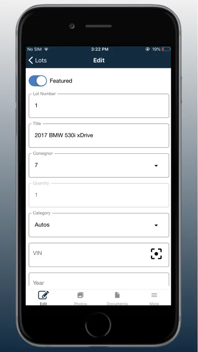 Auction Software Cataloging應用截圖