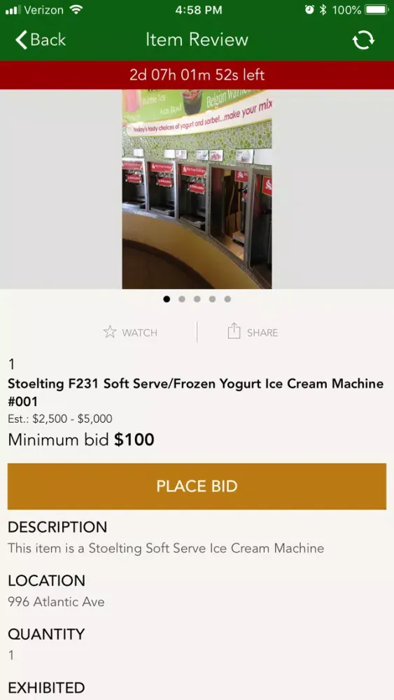 Tangkapan layar 123 Online Auctions