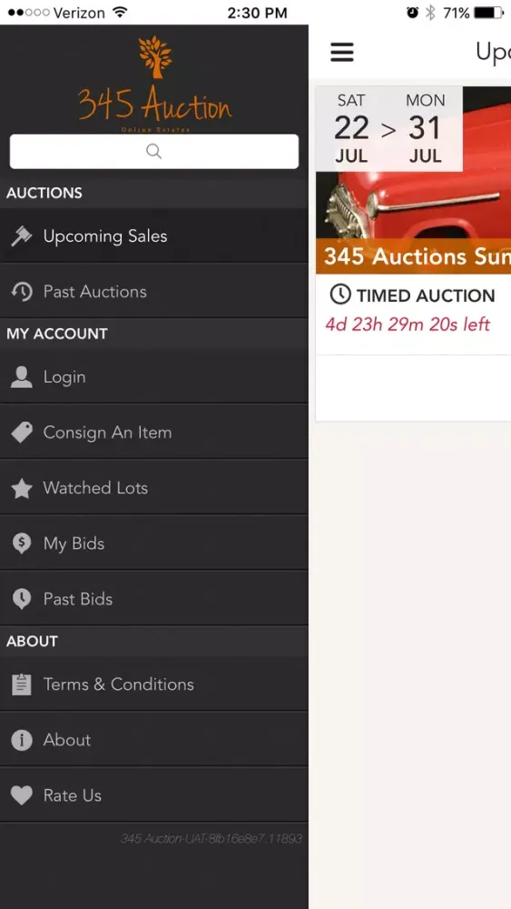 Capturas de pantalla de 345 Auction