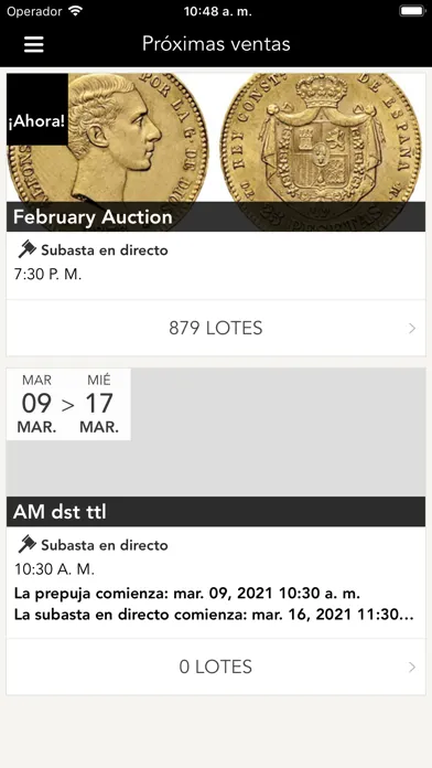 CAYON SUBASTAS AUCTIONS Ekran Görüntüleri