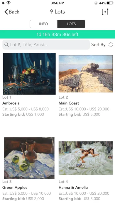Eisele Fine Art Auctions Screenshots