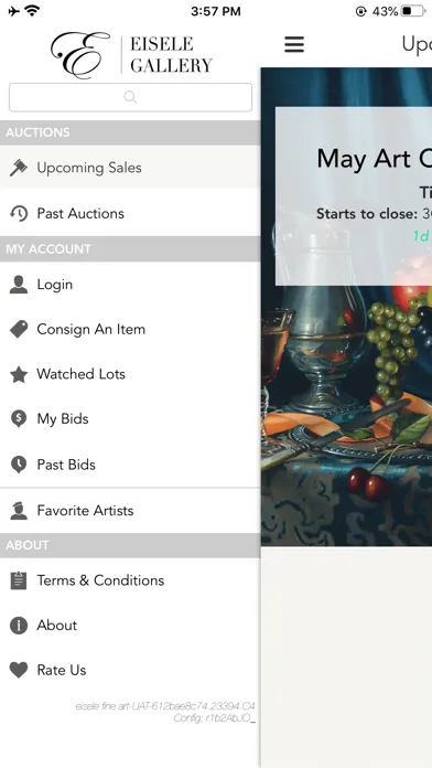 Eisele Fine Art Auctions Screenshots