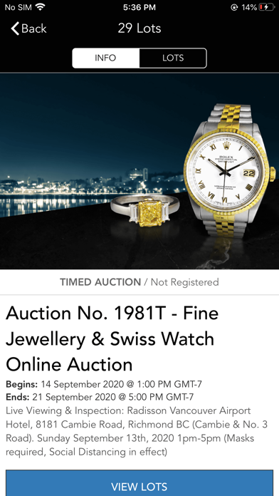 Federal Auction Service سکرین شاٹس
