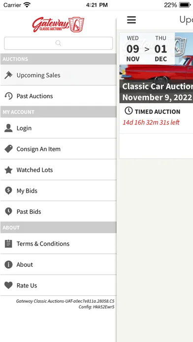 Gateway Classic Auctions應用截圖