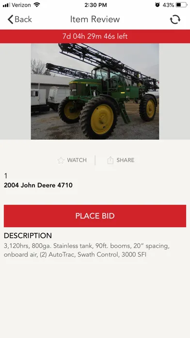 Captures d'écran de Mobley & Grant Auctioneers