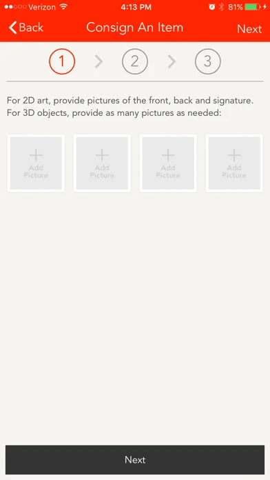 Capturas de tela do Teel Auctions Online Bidding