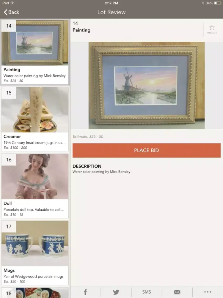 America's Best Auctioneer iPad  Screenshots