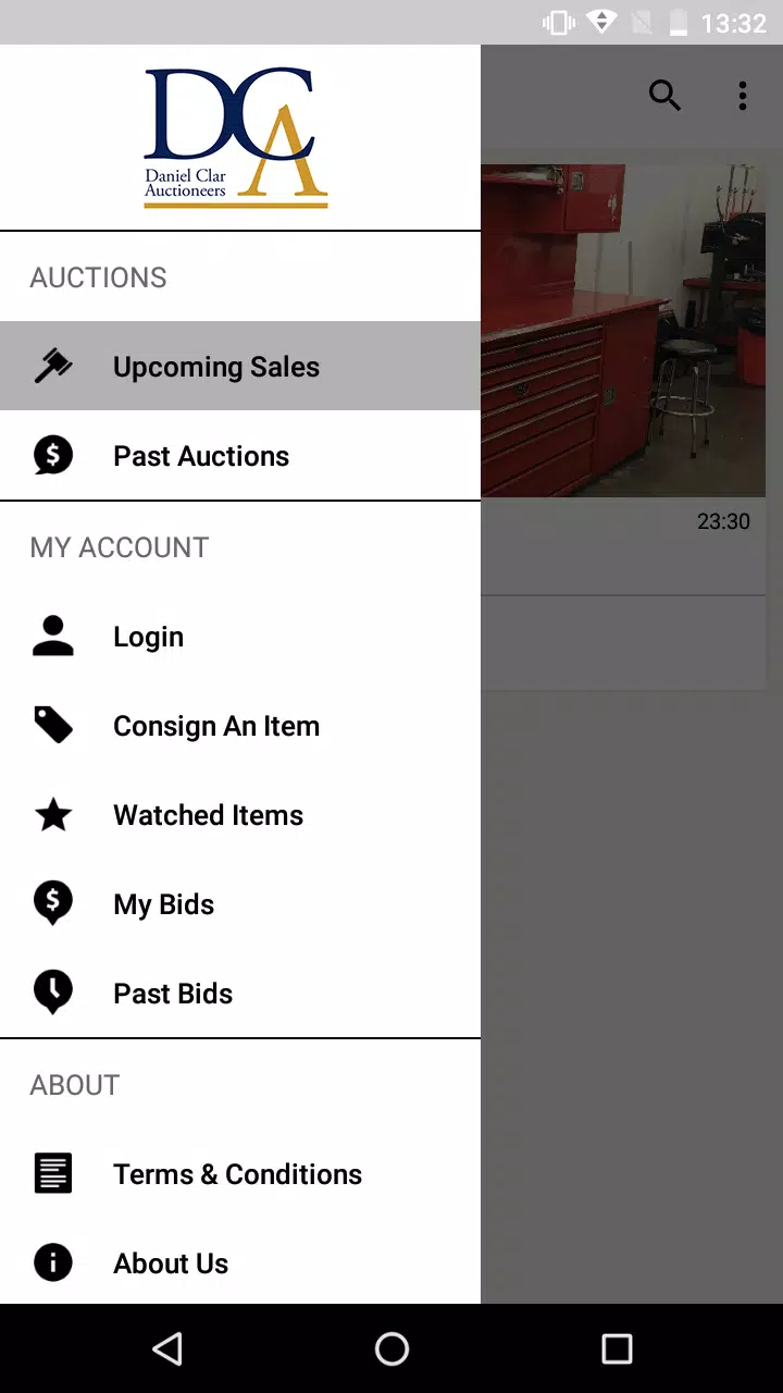 Daniel Clar Auctioneers скриншоты приложения2