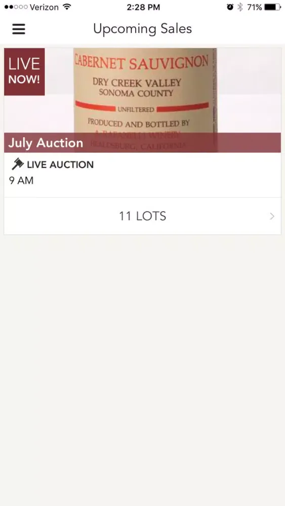 Bacchus Auctioneers स्क्रीनशॉट