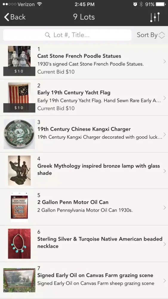 Tangkapan layar Buyrite Auctions.com