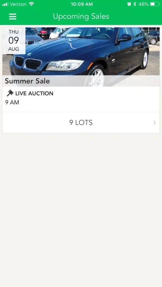 ภาพหน้าจอของ City Auto Auction