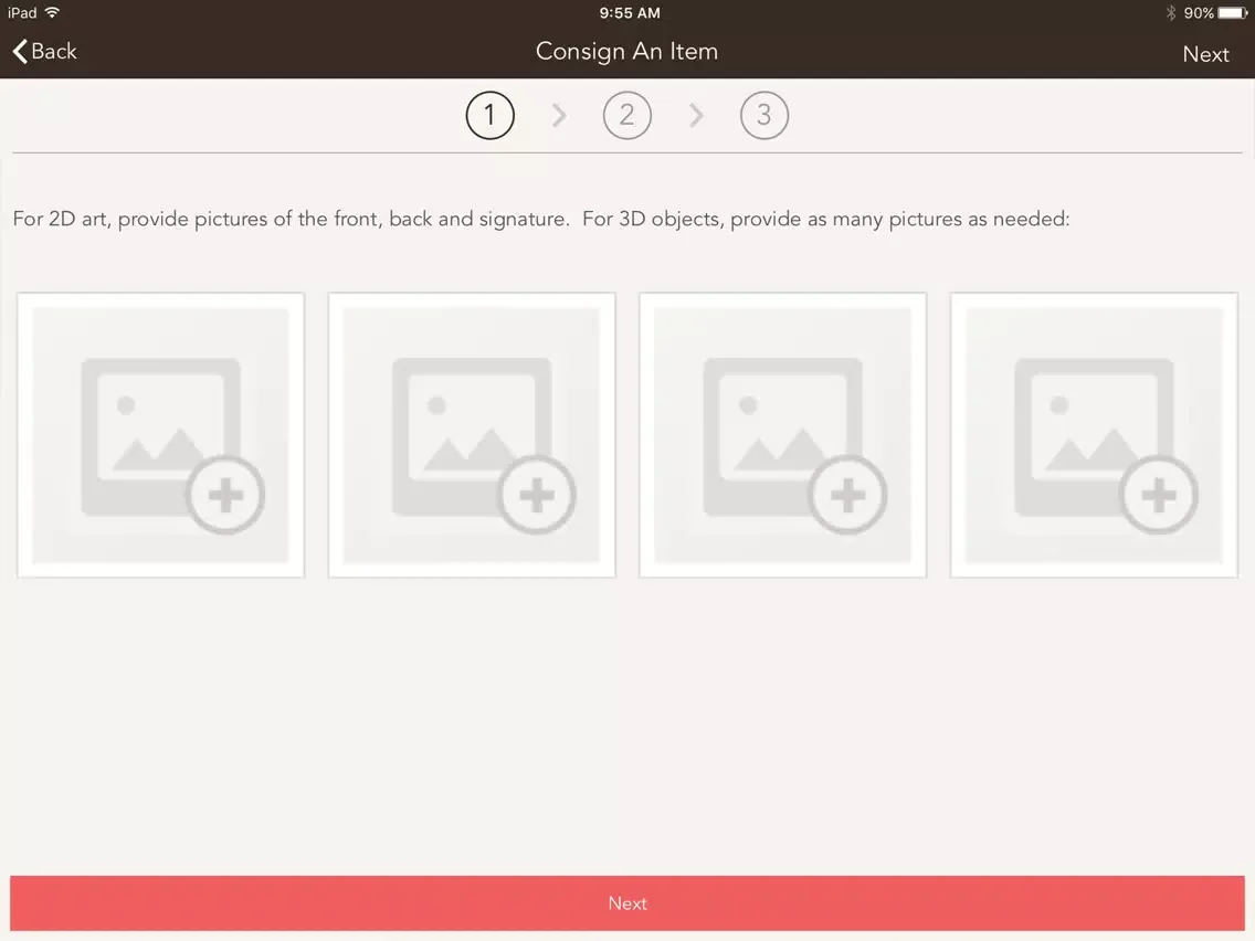 DeYoung Auctions iPad  Screenshots