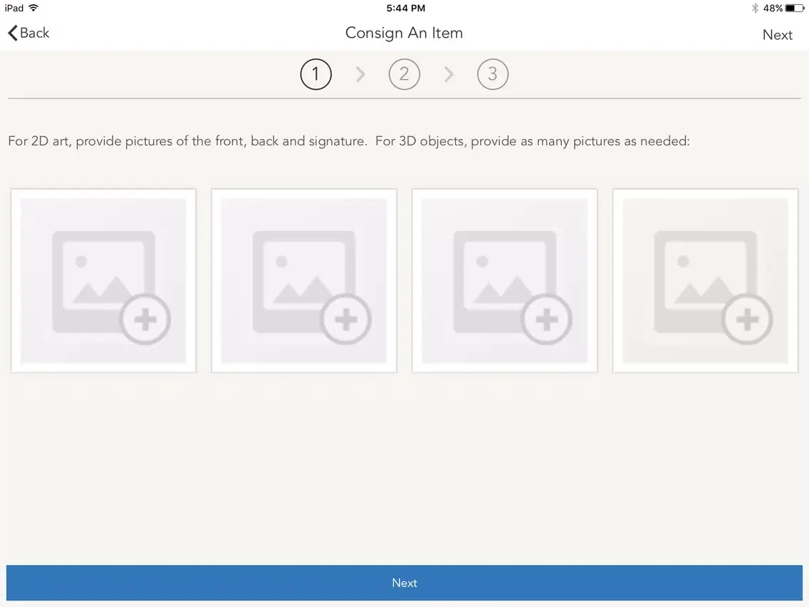 Zrzuty ekranu Dumbo Auctions iPad 