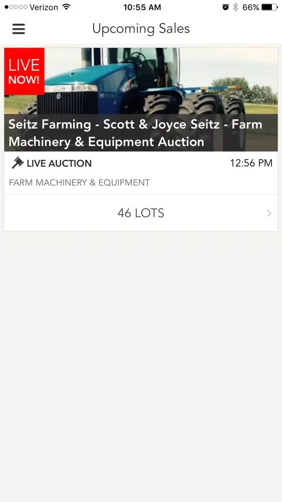 Capturas de tela do Frank McInenly Auctions Ltd
