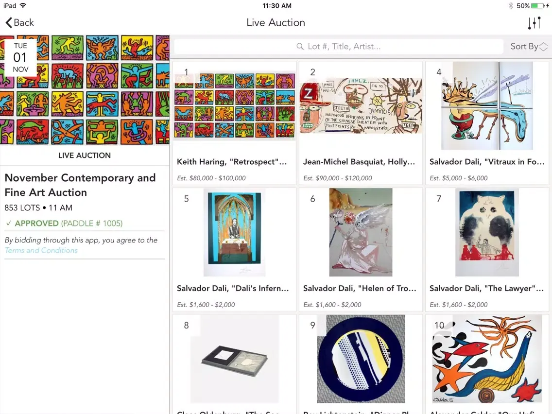 Great Dane Auctions iPad 应用截图