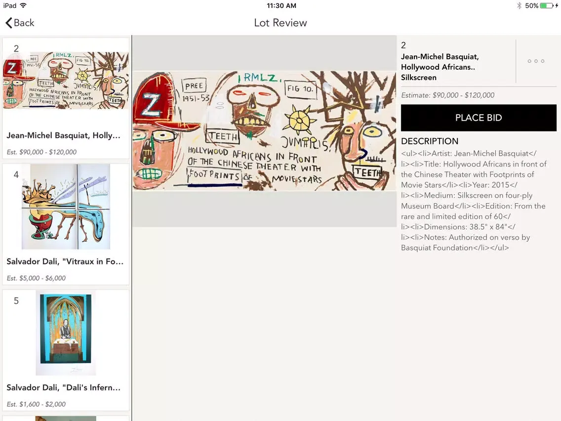 Great Dane Auctions iPad 应用截图