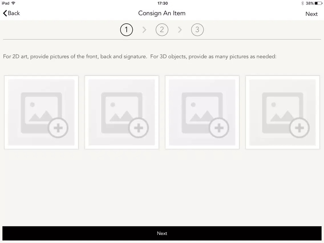 Zrzuty ekranu LiveAuctions360 iPad 