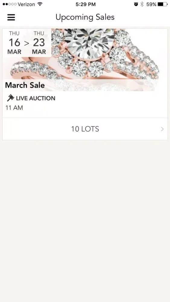 Zrzuty ekranu LiveAuctions360