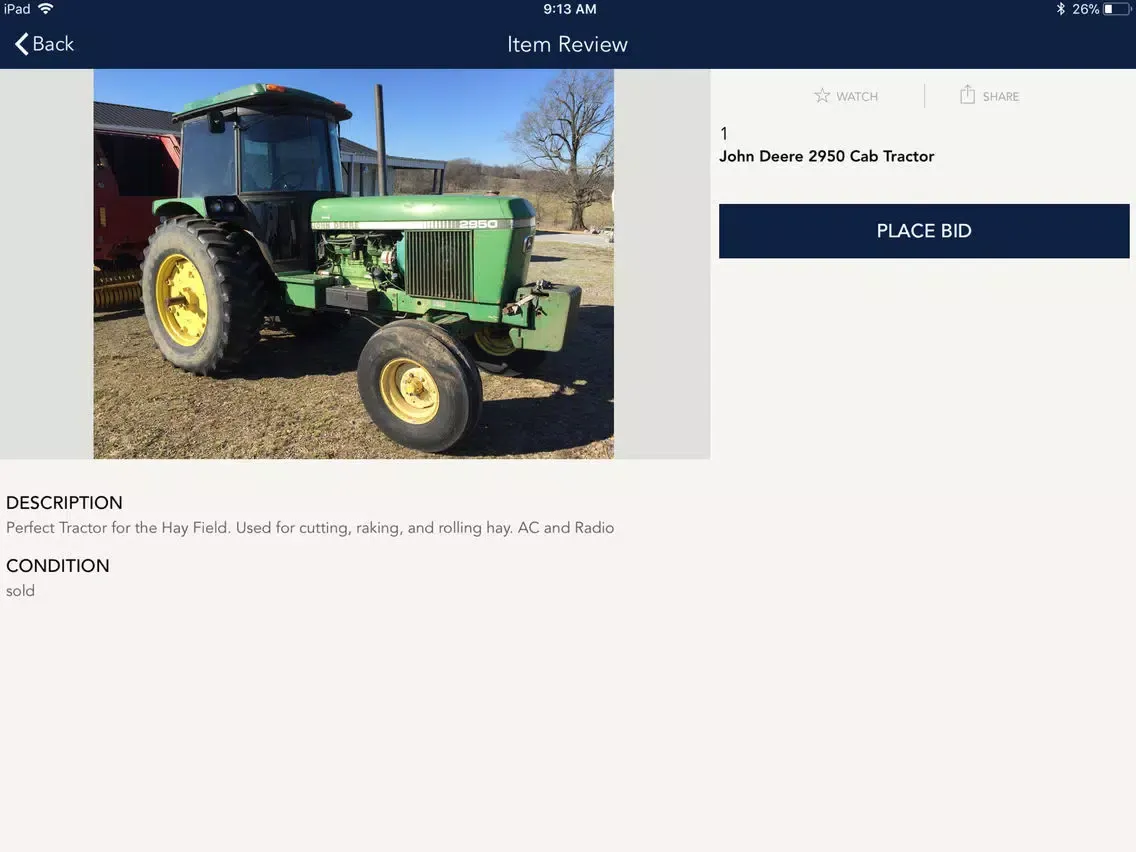 Скриншоты Priority One Auction App iPad 