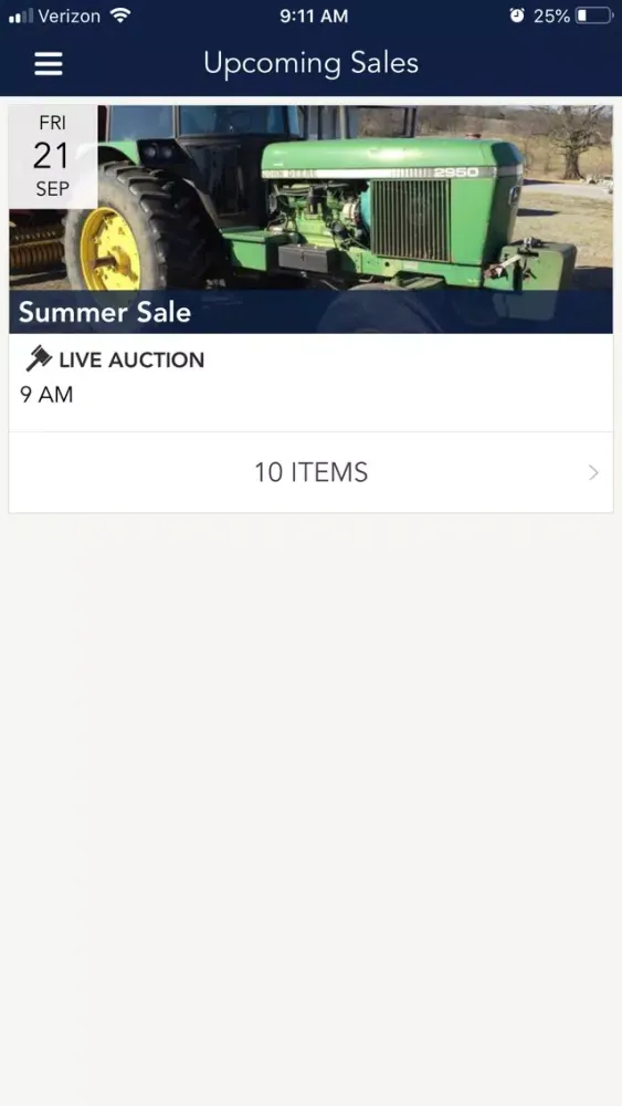 Скриншоты Priority One Auction App