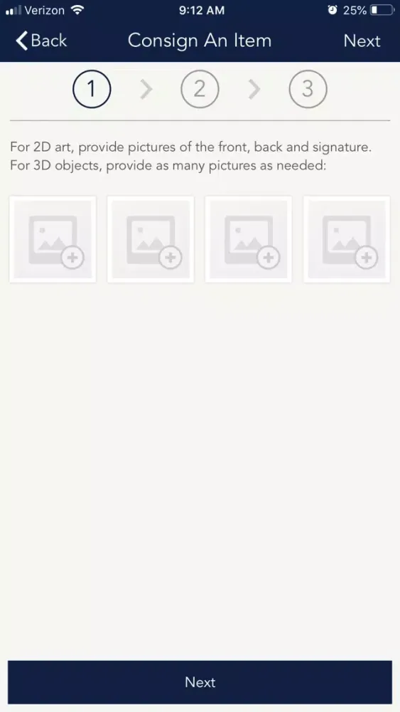 Скриншоты Priority One Auction App
