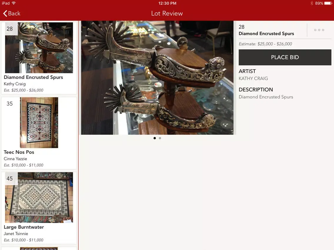 R.B. Burnham & Co. iPad  Screenshots