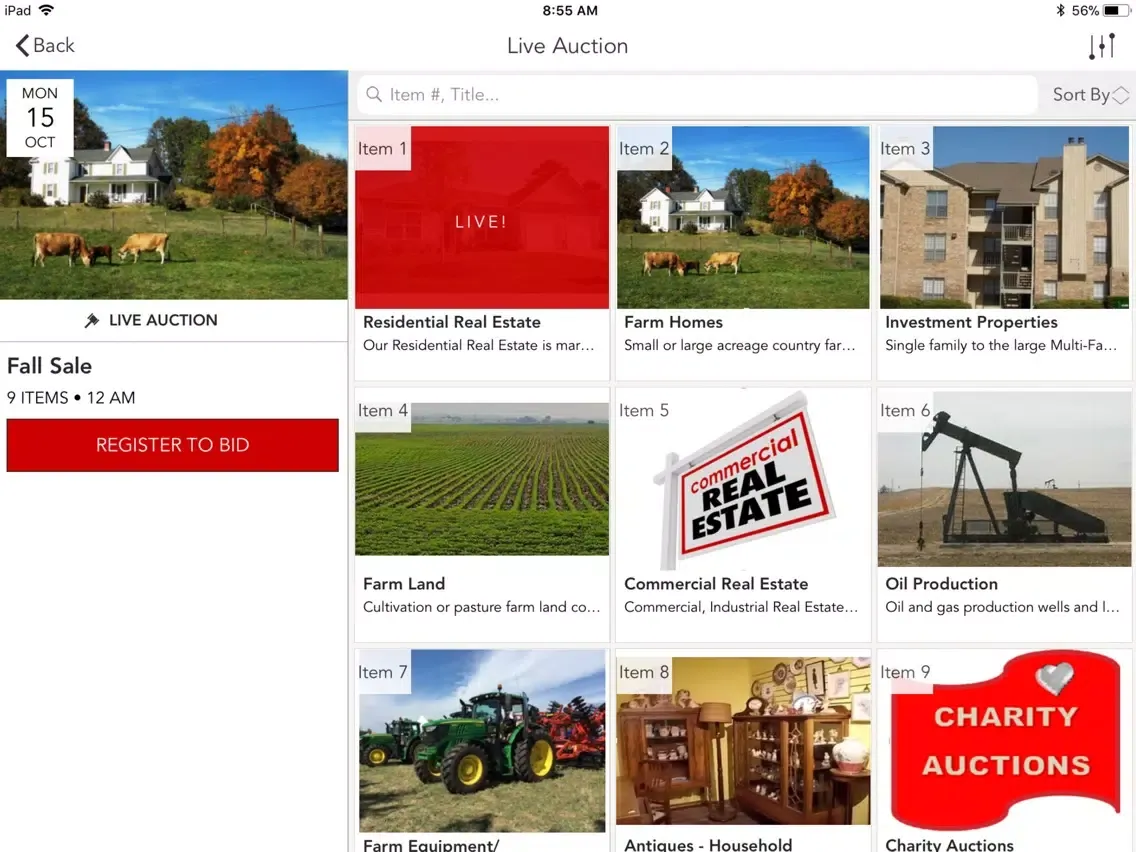 Real Estate N' Auction iPad  Ekran Görüntüleri