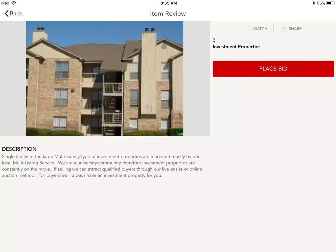 Real Estate N' Auction iPad  Ekran Görüntüleri