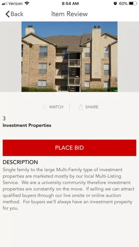 Real Estate N' Auction Ekran Görüntüleri