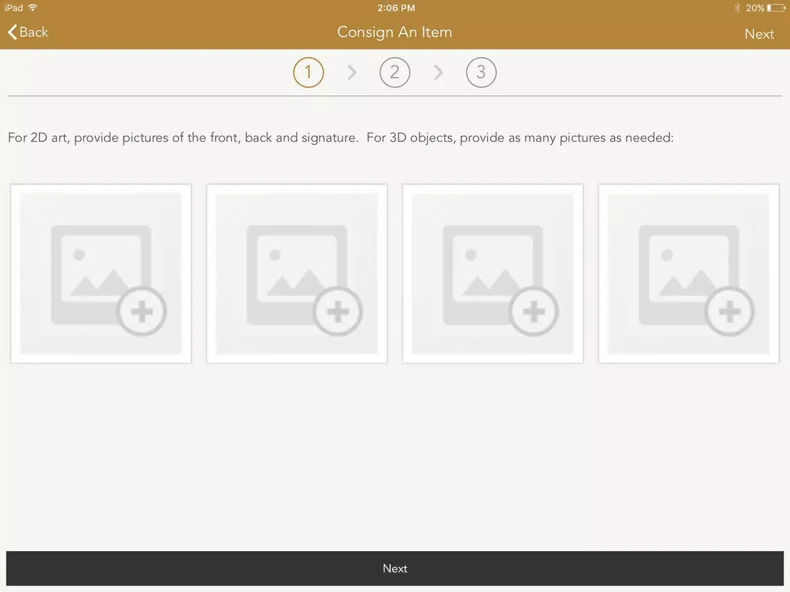 Скриншоты Roshon's Auction Service iPad 