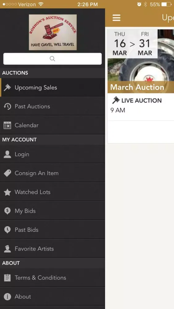 Скриншоты Roshon's Auction Service