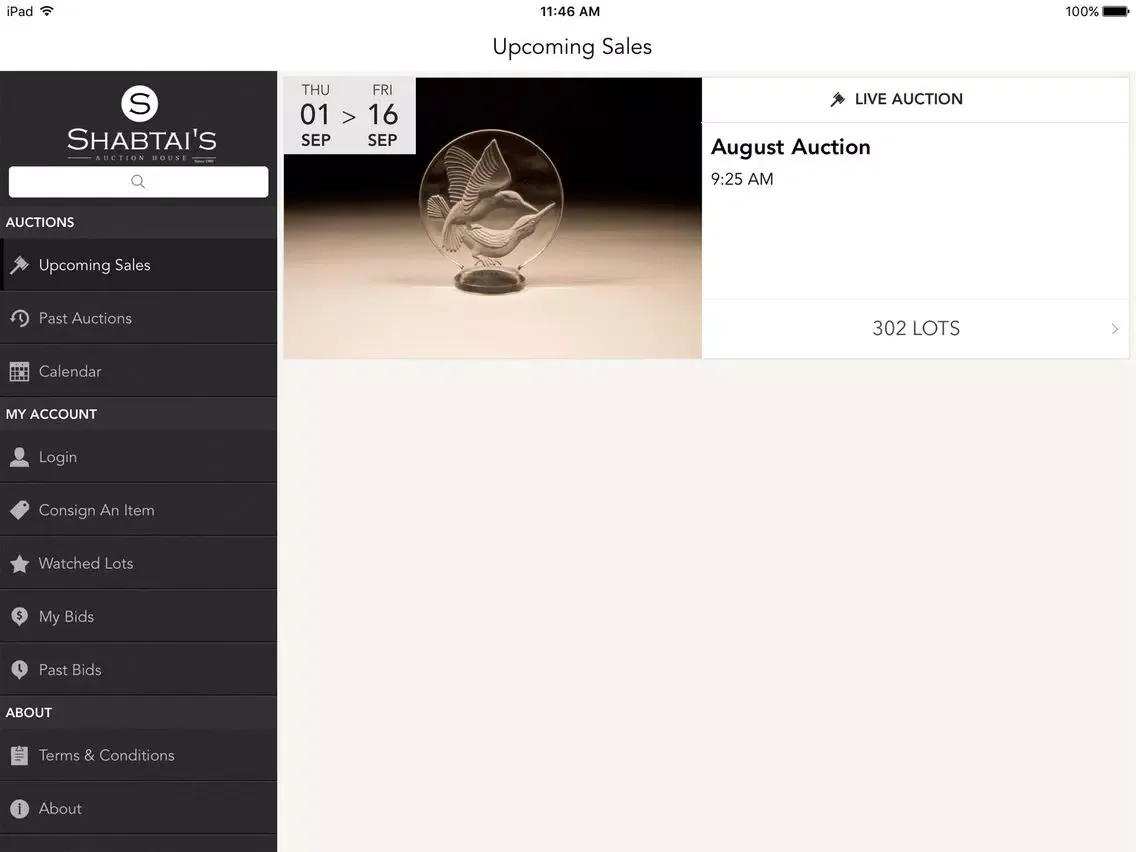 Shabtais' Auction House iPad  سکرین شاٹس