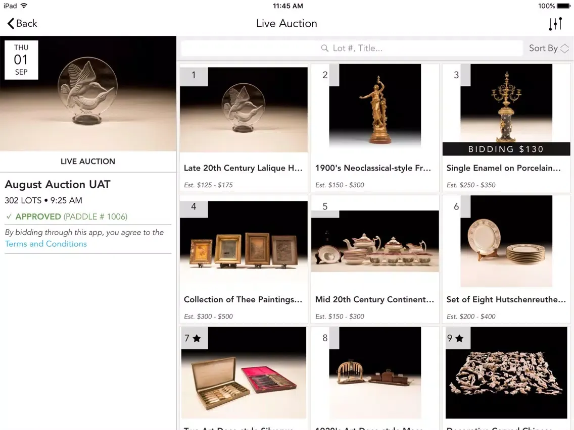 Shabtais' Auction House iPad  سکرین شاٹس