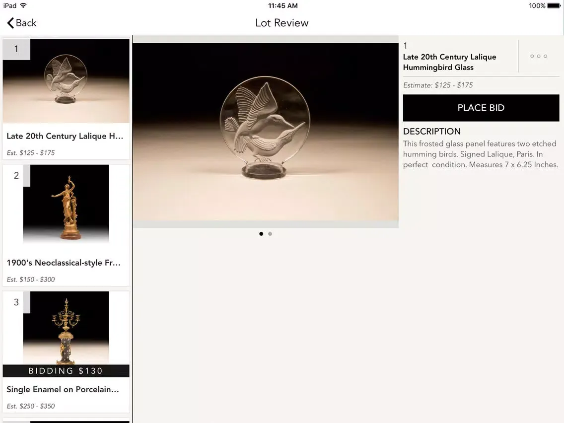 Shabtais' Auction House iPad  سکرین شاٹس