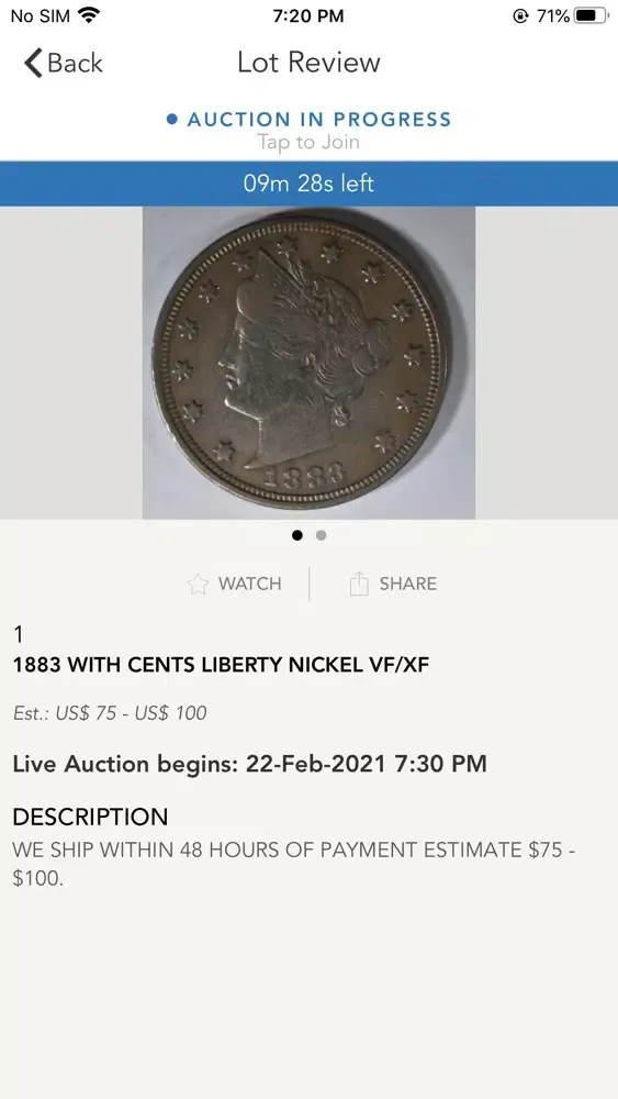 Captures d'écran de Silver City Auctions