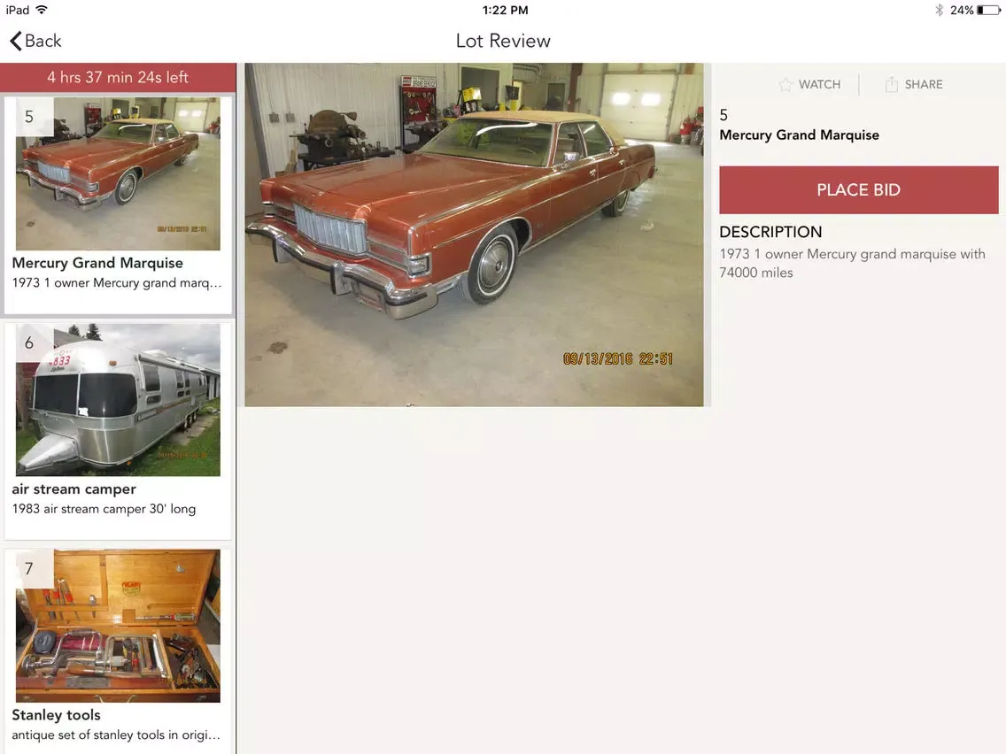 Скриншоты S-N-S Auction Services iPad 