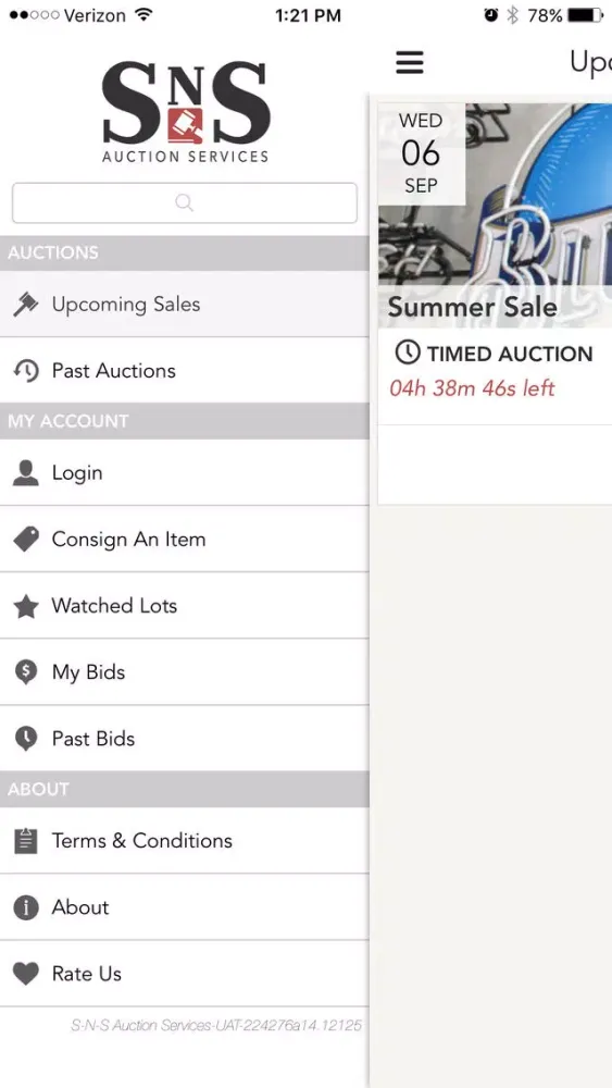Скриншоты S-N-S Auction Services