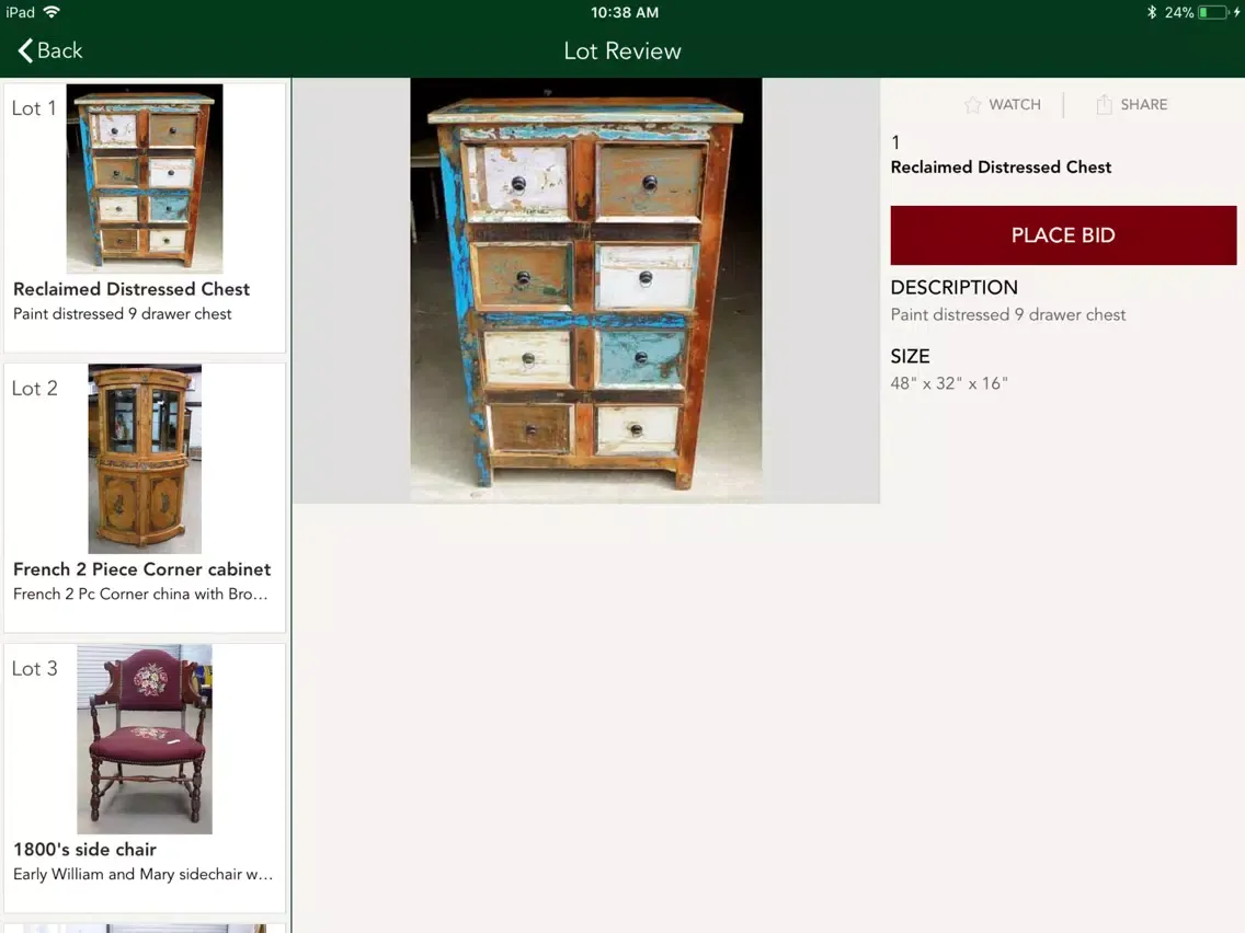 Southern Heirs Auction iPad  سکرین شاٹس